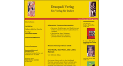 Desktop Screenshot of draupadi-verlag.de